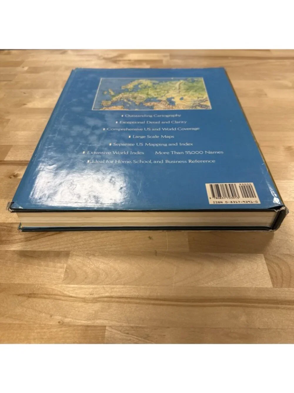 Vintage 1990 Webster’s New Geographical Atlas United States & World Hardcove